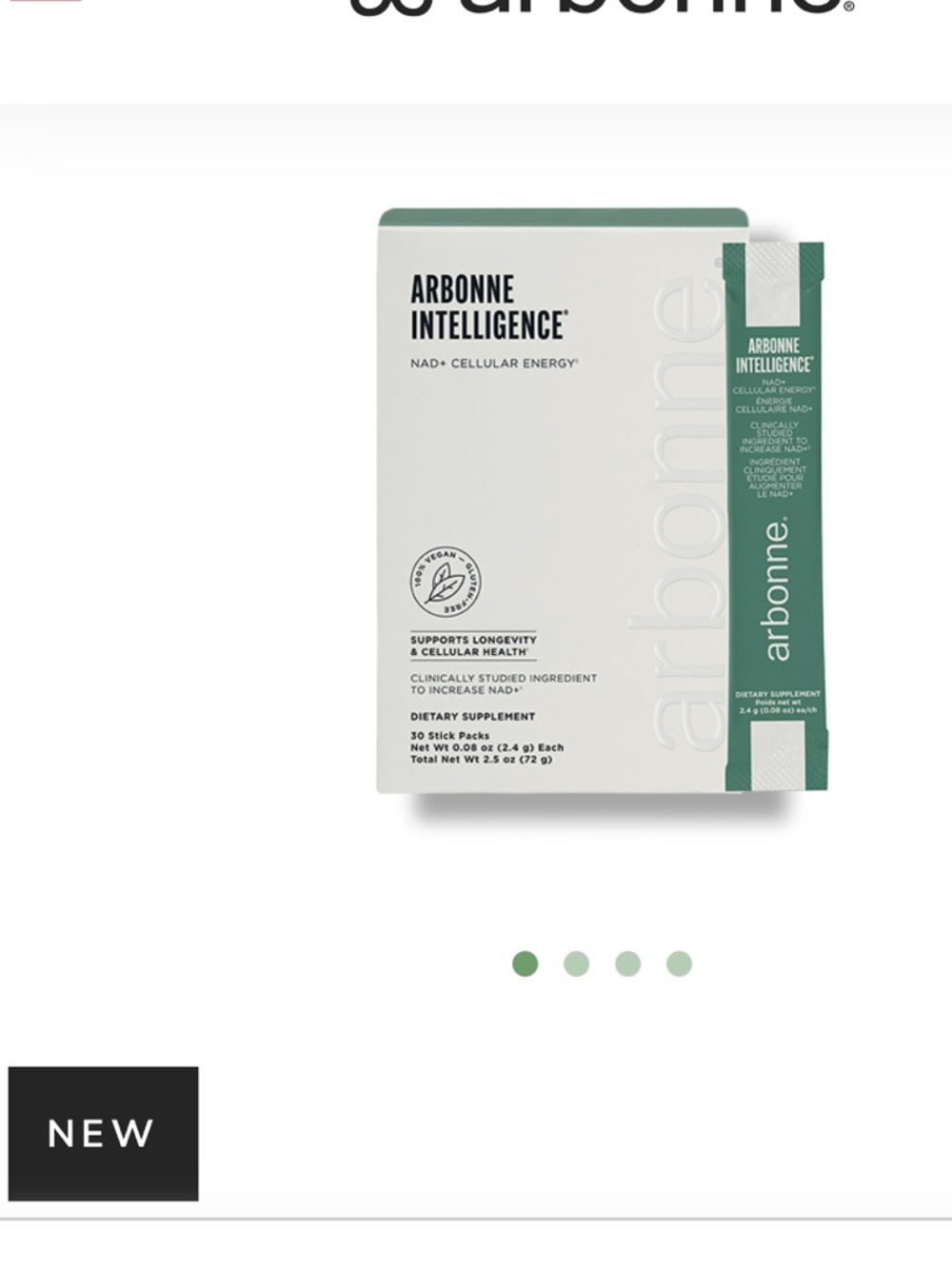 Arbonne Intelligence NAD+ Cellular Energy
